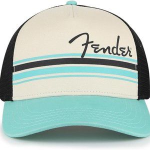 Officially Licensed Fender Guitar Retro Sinclair Trucker Hat, Mesh, Snapback NWT